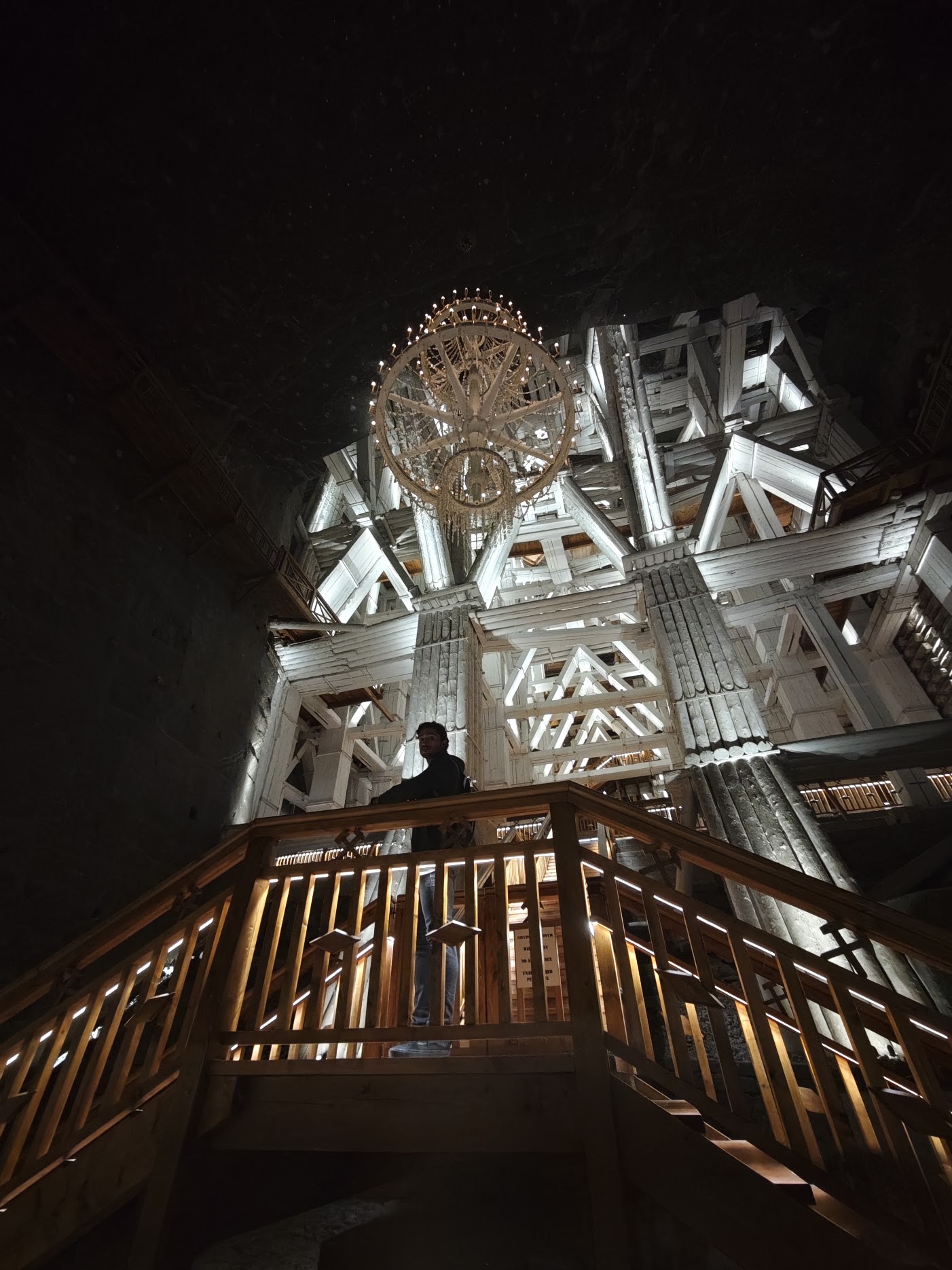 Inside the Wieliczka Salt Mine near Kraków